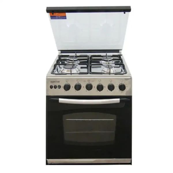 Cuisinière AUXSTAR 4 Feux 50 Cm inox Cuisinière AUXSTAR 4 Feux 50 Cm inox